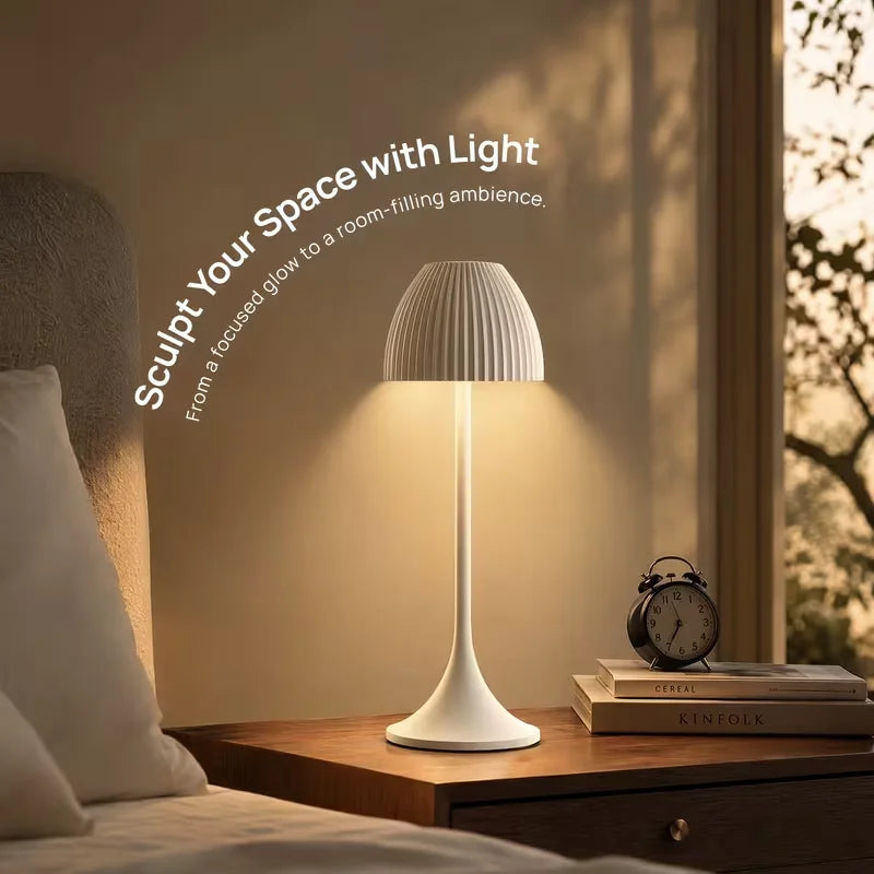 Led Desk Lamp Touch Control with Wireless Charger Rechargeable