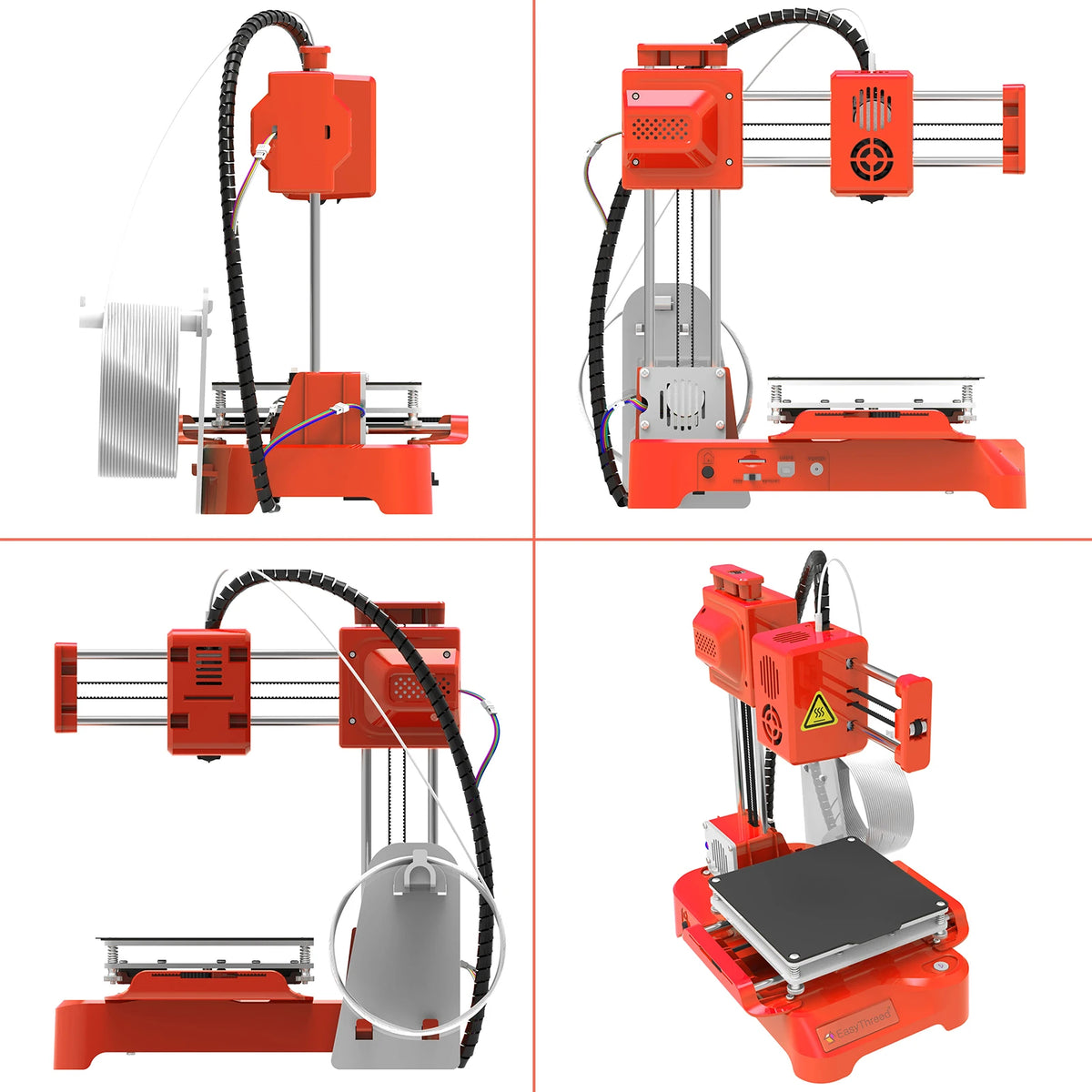 EasyThreed K7 Children Mini Desktop 3D Printer for Kids 100x100x100mm