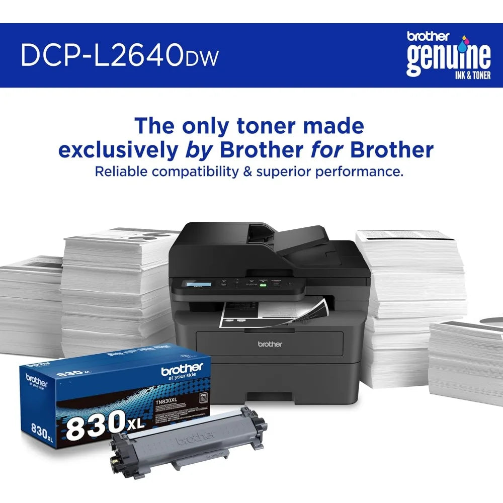 DCP-L2640DW Wireless Compact Monochrome Multi-Function Laser Printer