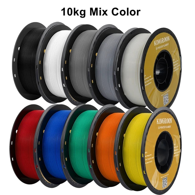 KINGROON PLA Filament 1.75mm 5/10KG PLA Plastic, Standard 1kg/roll