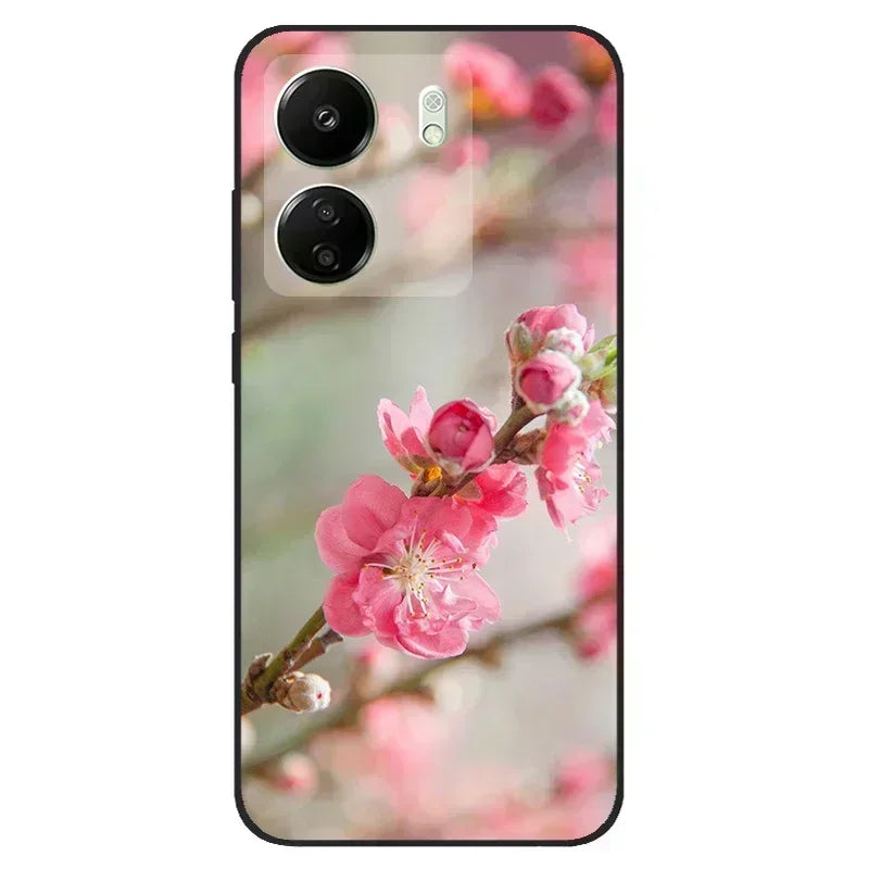 For Redmi 13C 4G Case Animals Soft Silicone TPU Phone Cases