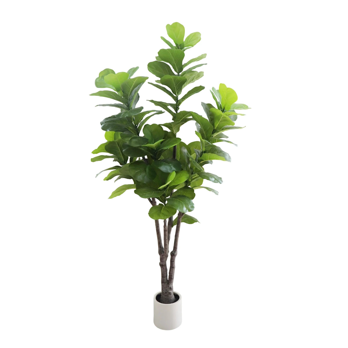 Lifelike Artificial Fiddle Leaf Fig Tree 6FT with Lifelike Leaves& Pebbles