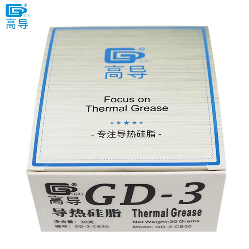 GD-3 Thermal Paste Grey Conductive Grease for CPU GPU LED Power Module