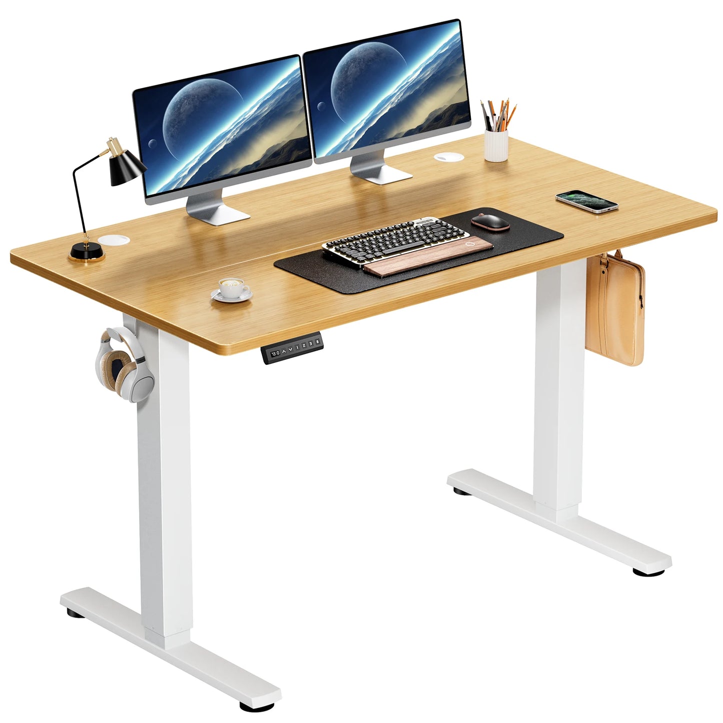 JHK Electric Standing Desk Height Adjustable 40x24 Inch