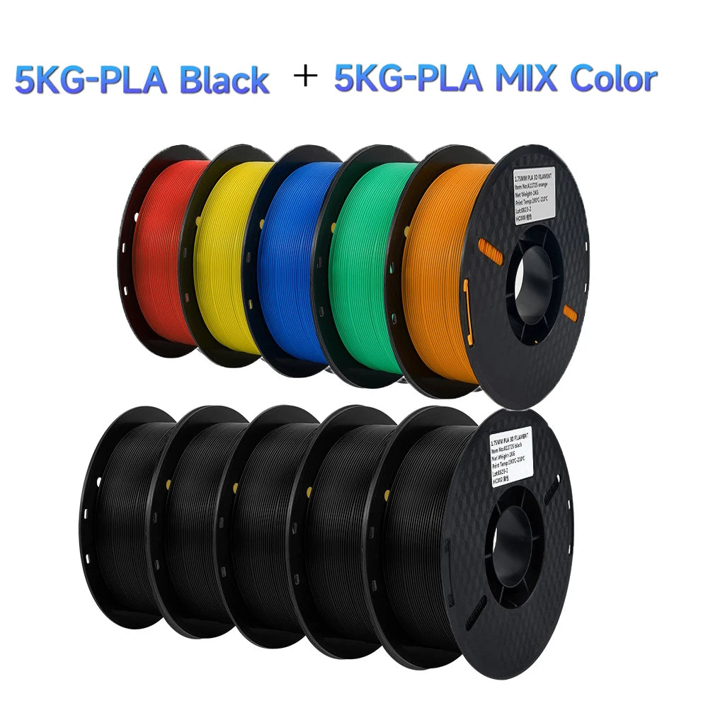 10KG PLA PETG Filament for 3D Printer Filament 1KG/Roll 1.75MM