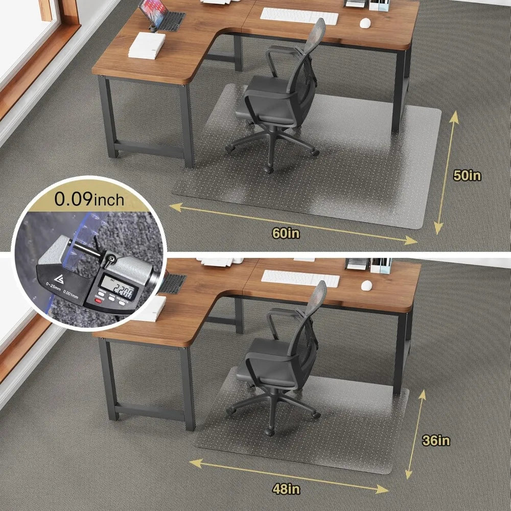 36”x 48” Carpet Floor Mat for Office Chair, for Homes and Offices