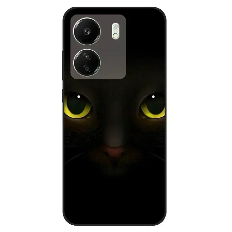 For Redmi 13C 4G Case Animals Soft Silicone TPU Phone Cases