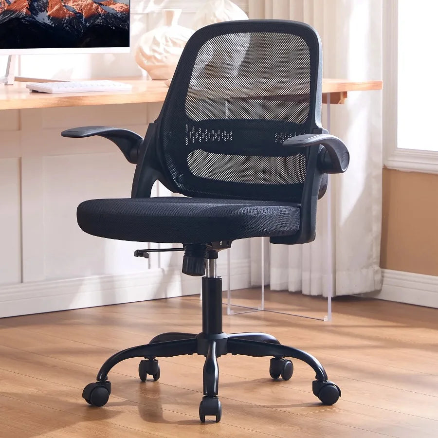 TMV Ergonomic Mesh Office Chair with Lumbar Support & Wheels