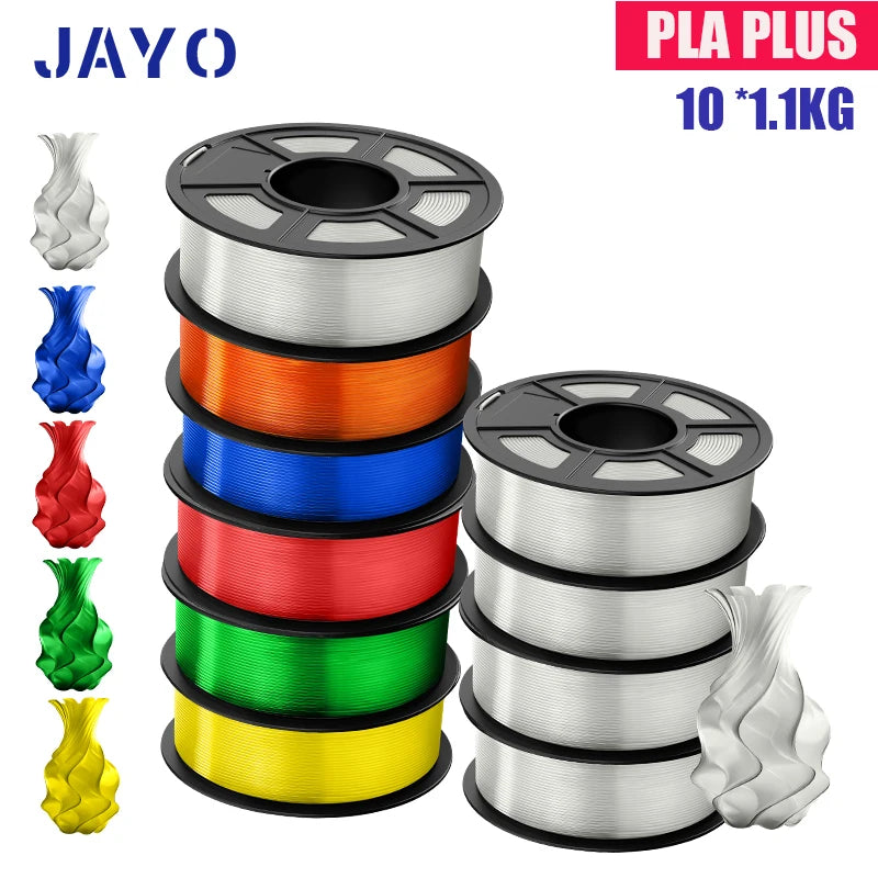 JAYO PETG/PLA PLUS/High Speed Matte PETG/PLA Filament 175mm 10 Rolls