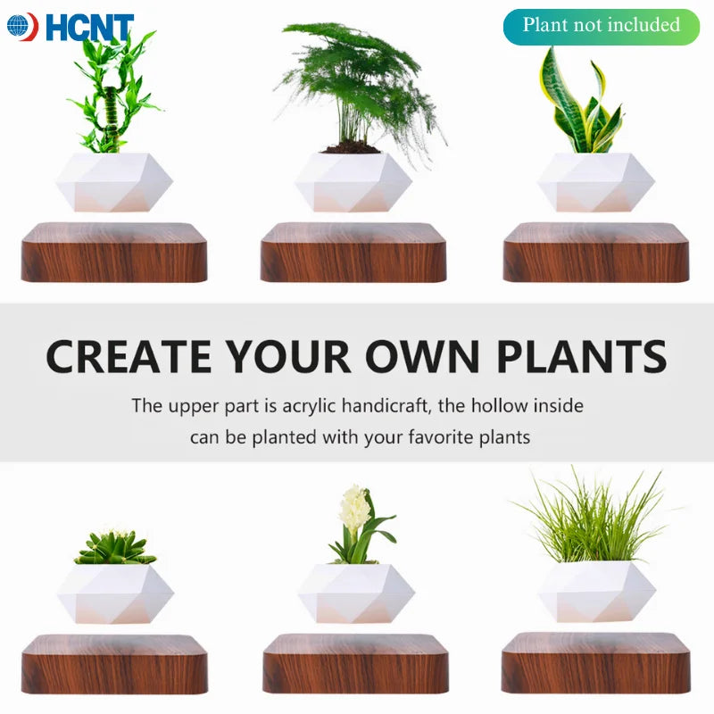 Levitating Air Bonsai Pot Rotation Flower Pot Home Decor