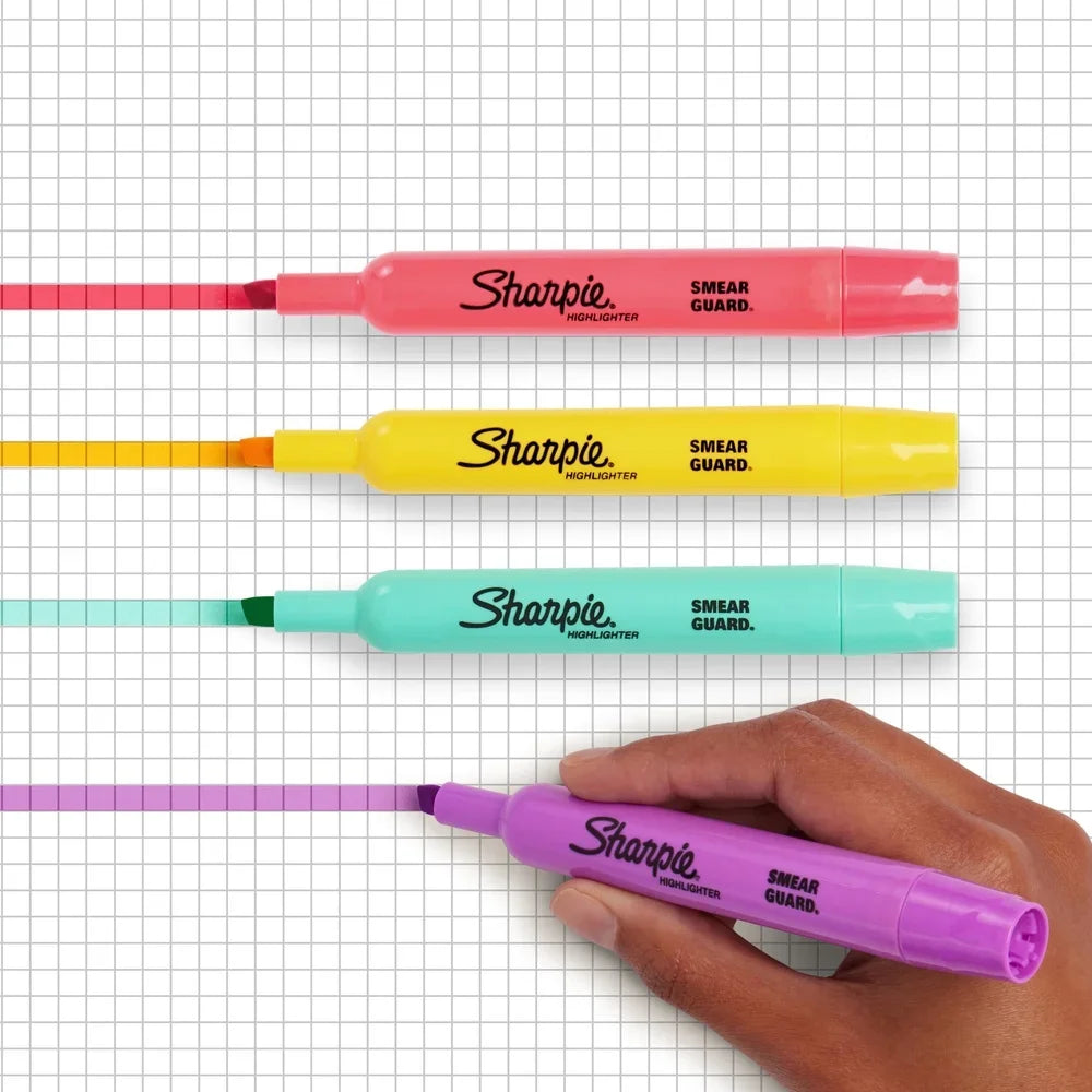 Multicolor Tank Highlighters Chisel Tip 12 Count