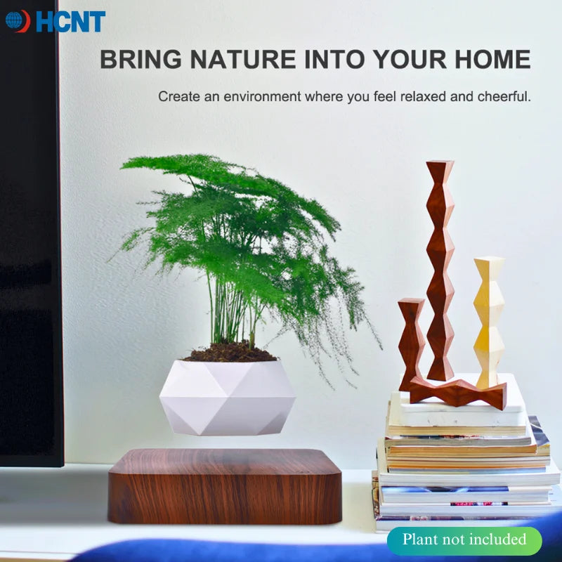 Levitating Air Bonsai Pot Rotation Flower Pot Home Decor