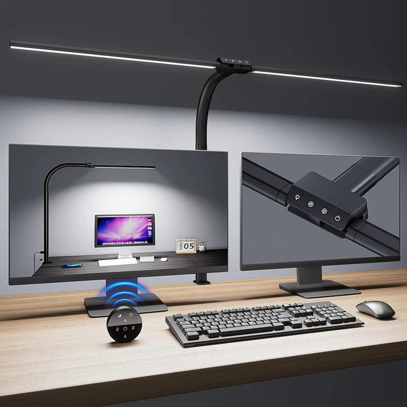 Double Single Head Led Clip Desk Lamp