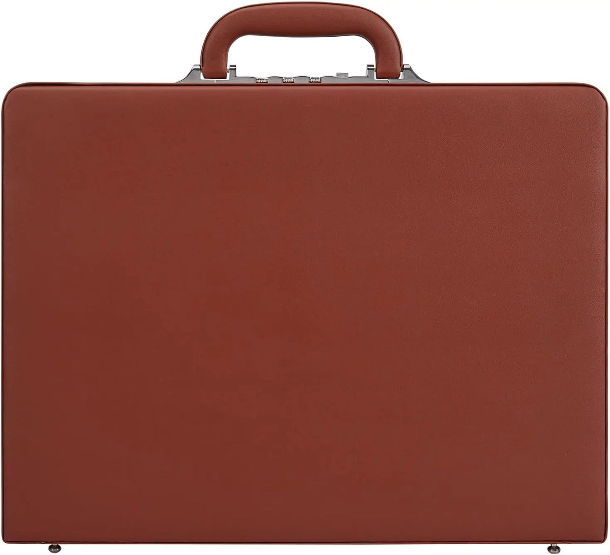 Professional Leather Men Briefcase 15.6" Laptop Work Office Travel Bag