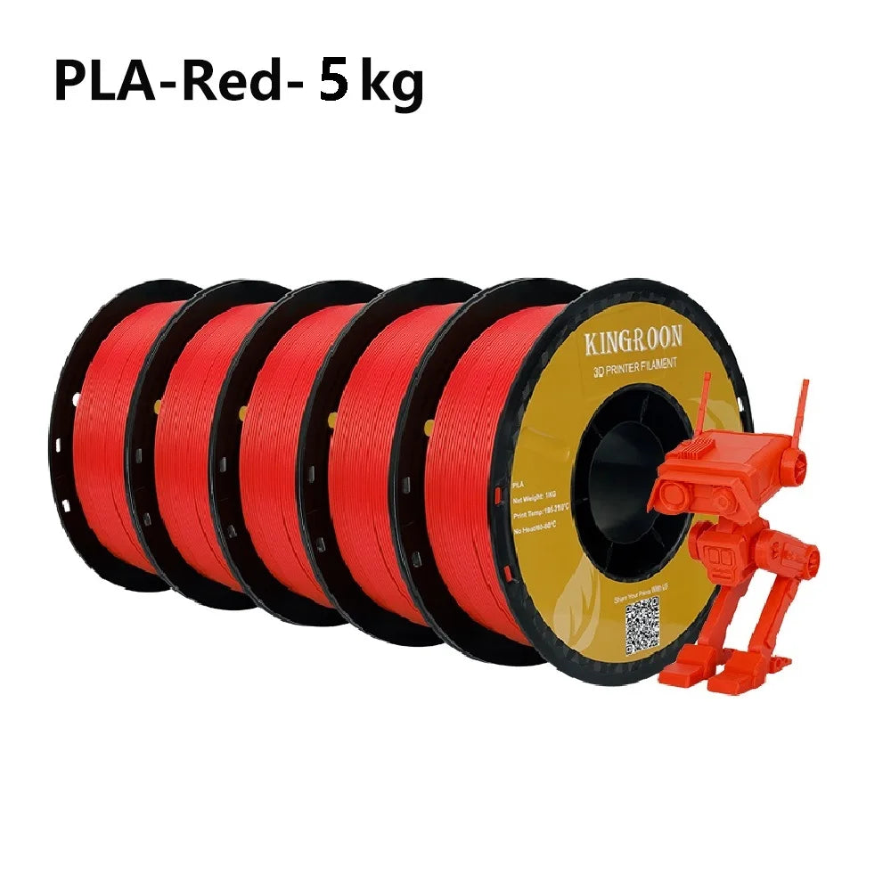 KingRoon 5KG 10KG PLA PETG Filament 1.75mm 3D Printer