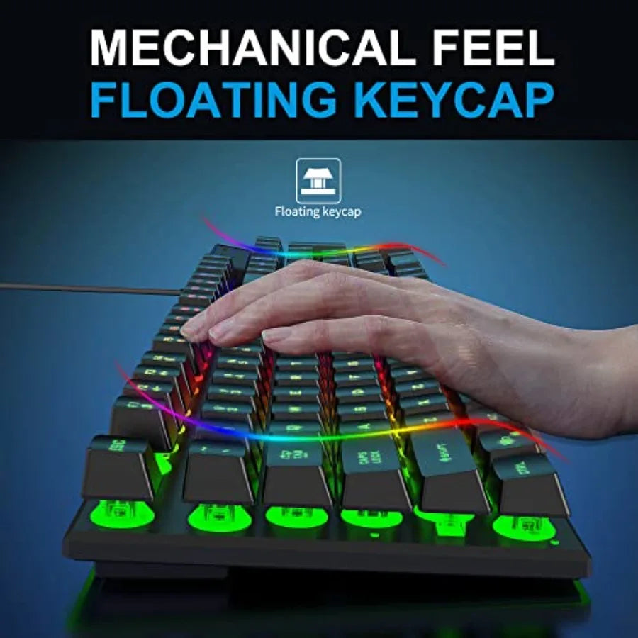 Gaming Keyboard and Mouse, Headphones, Mouse pad All in One Combo