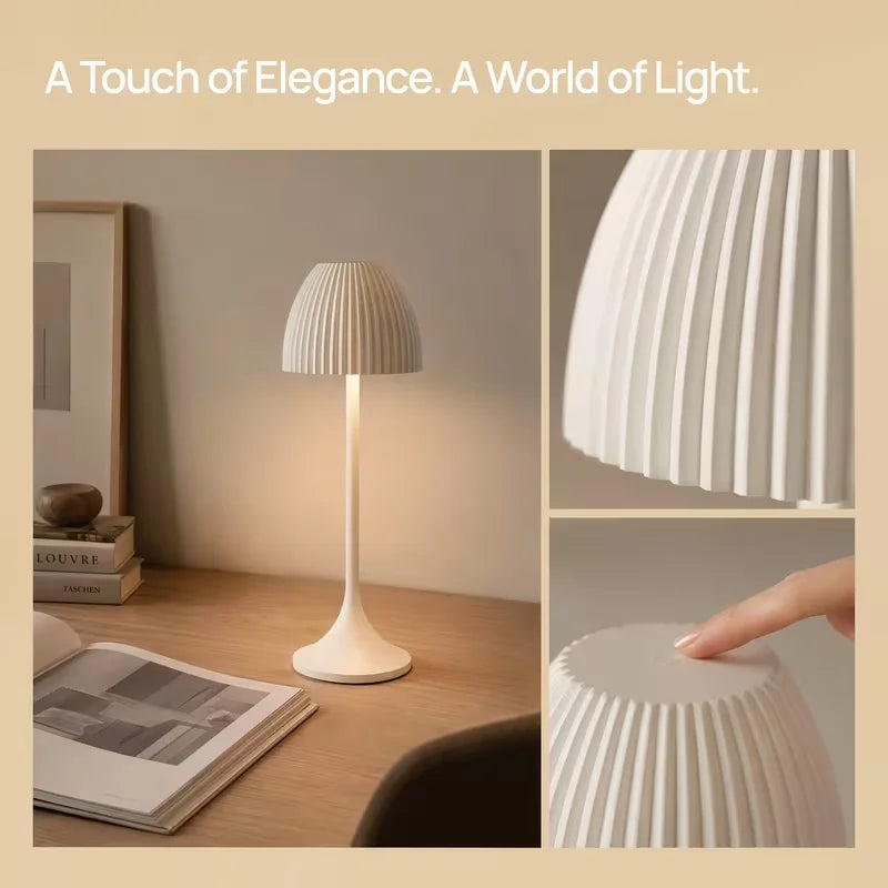 Led Desk Lamp Touch Control with Wireless Charger Rechargeable