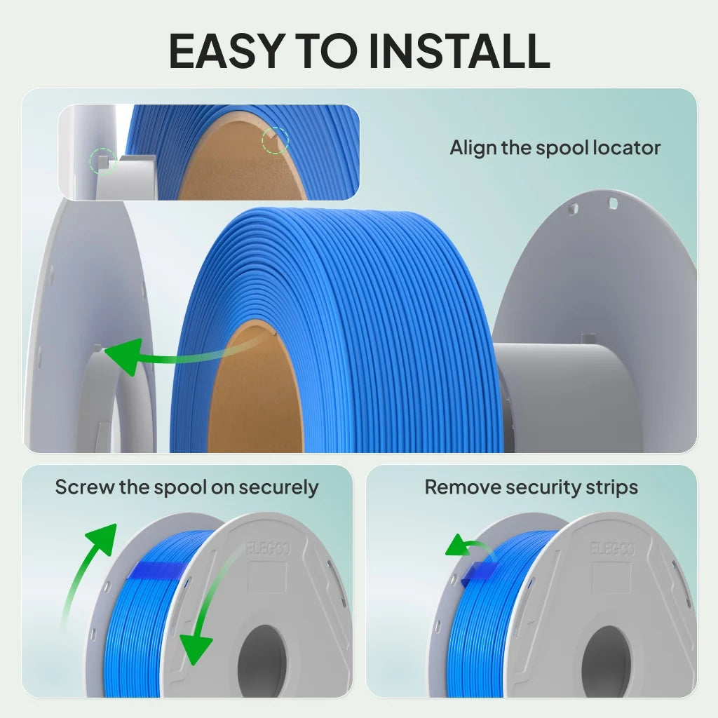 ELEGOO PLA Basic 3D Print Filament 1.75mm 1KG Filament
