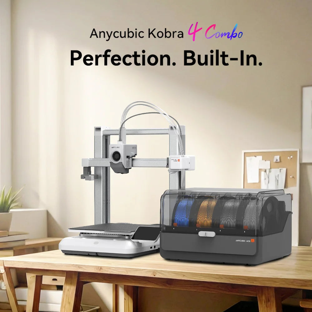 ANYCUBIC Kobra 4/Kobra 4 Combo FDM MultiColor Print Max 600mm/s
