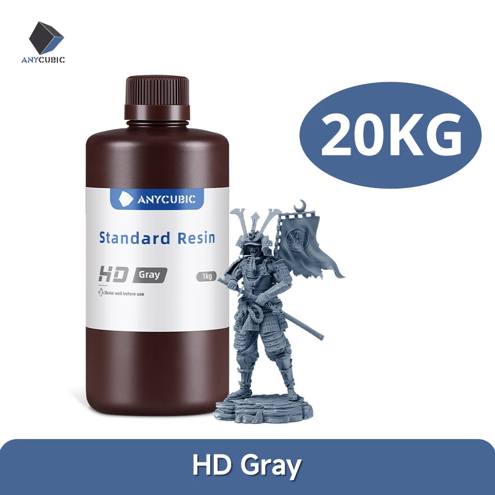 ANYCUBIC 1kg/10kg Liquid Photopolymer Standard Resin 405nm UV Resin