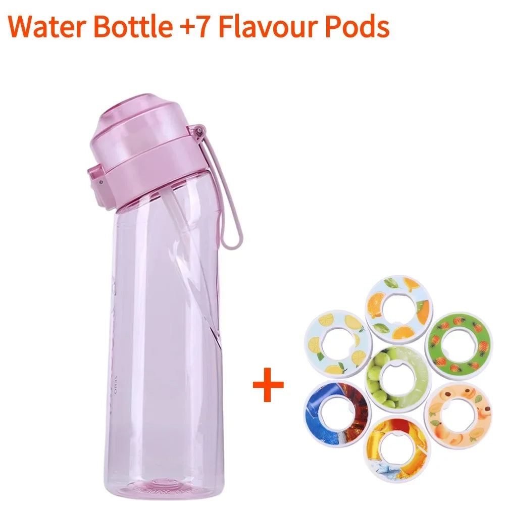 Flavored Water Bottle with 7 Flavour Pods, 650ml