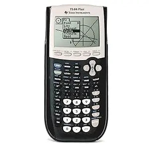 TI-84 Plus Graphics Calculator, Black 320 X 240 Pixels