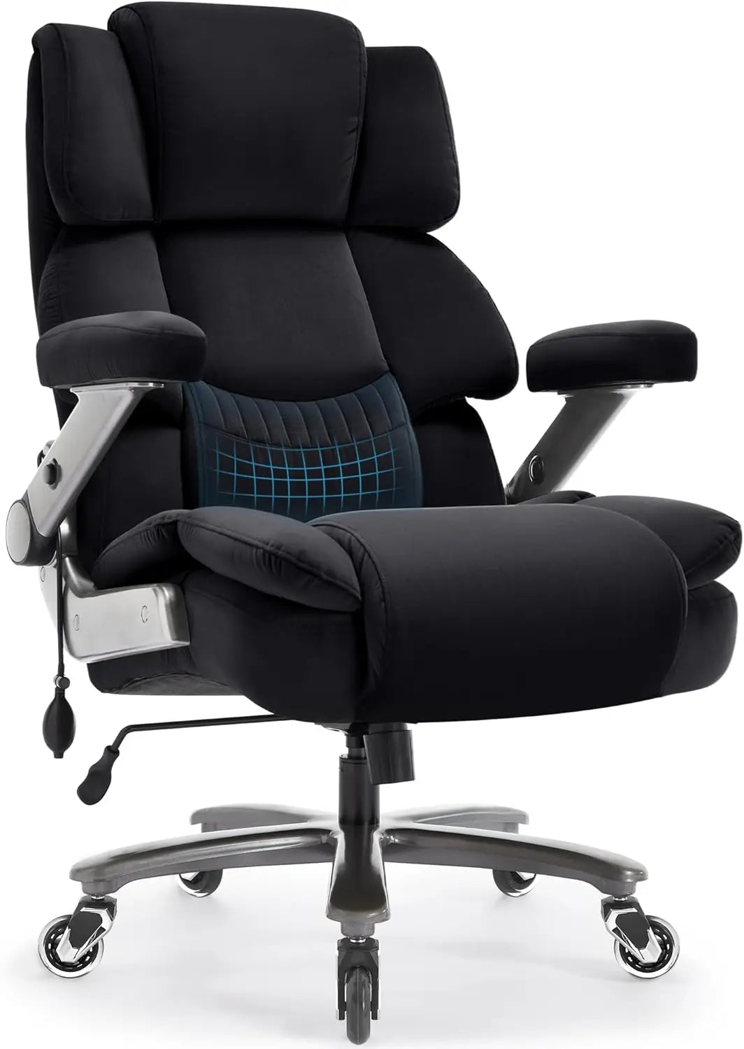 700lbs-High Back Executive Cloth Computer Chair