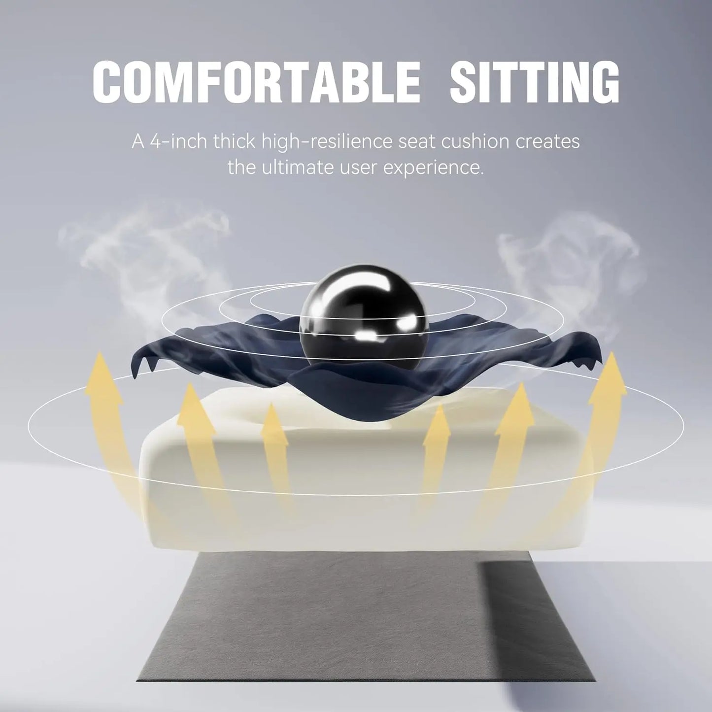 Dowinx Gaming Chair with Massage Lumbar Support