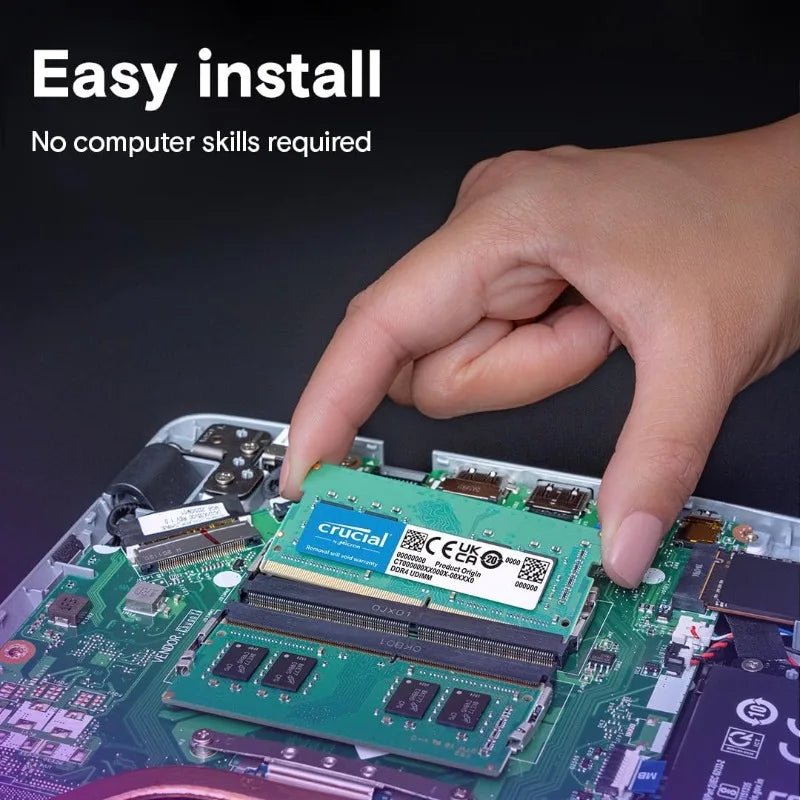 64GB DDR4 RAM Kit (2x32GB), 3200MHz (PC4-25600) CL22 Laptop Memory