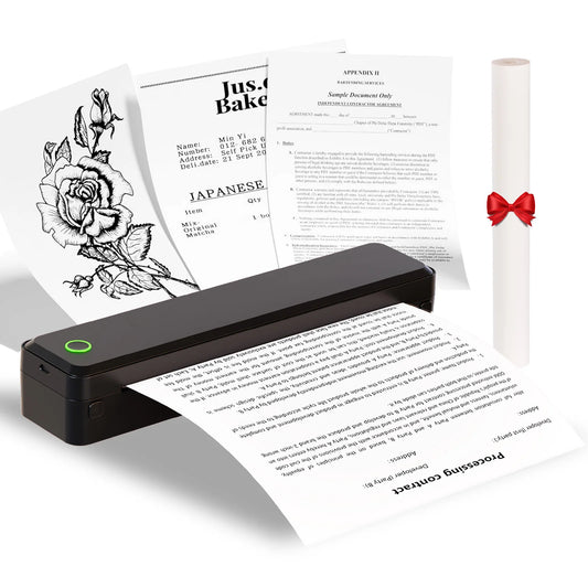 Portable Printers Wireless Inkless Thermal US Letter/A4/A5/B5