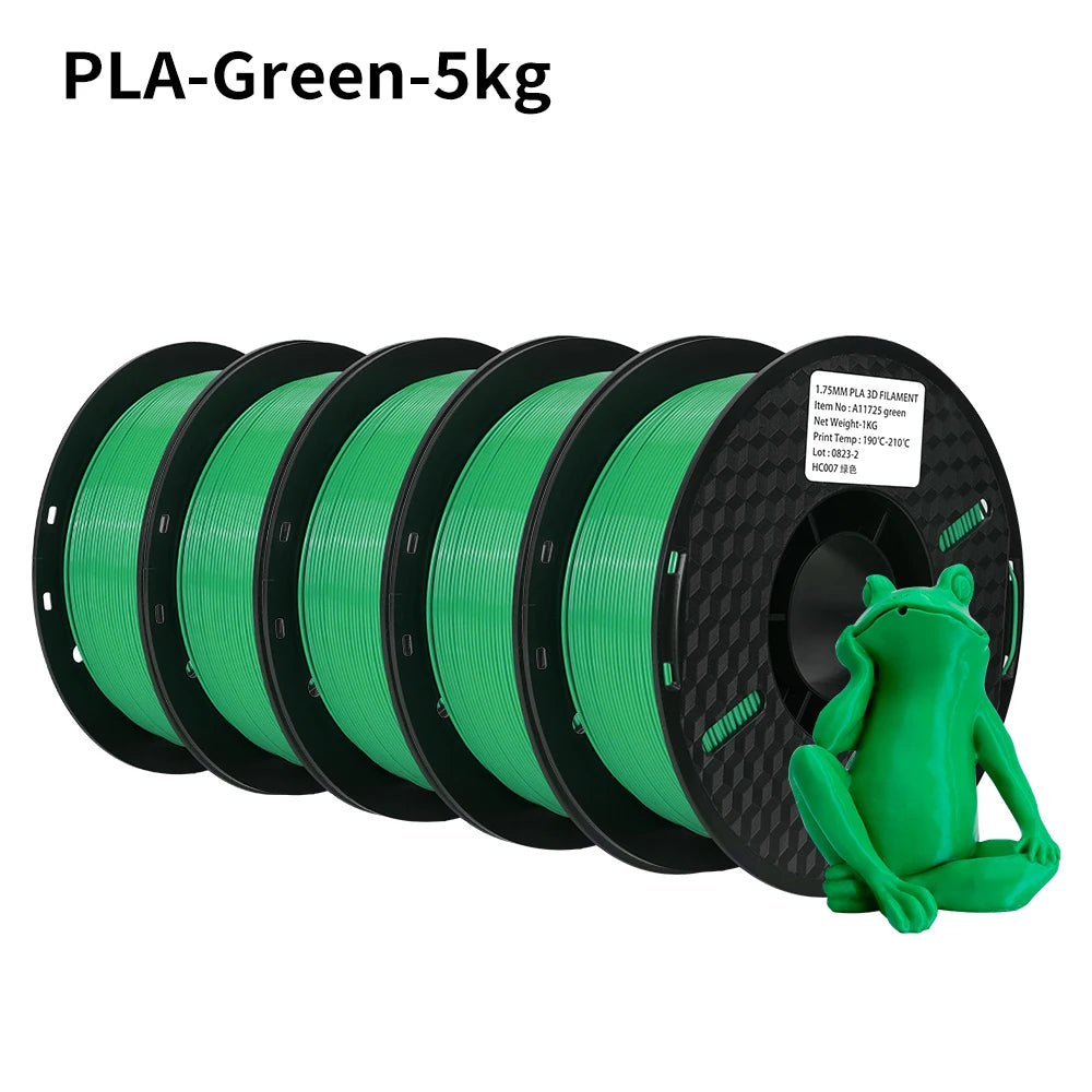 KingRoon 5KG 10KG PLA PETG Filament 1.75mm 3D Printer