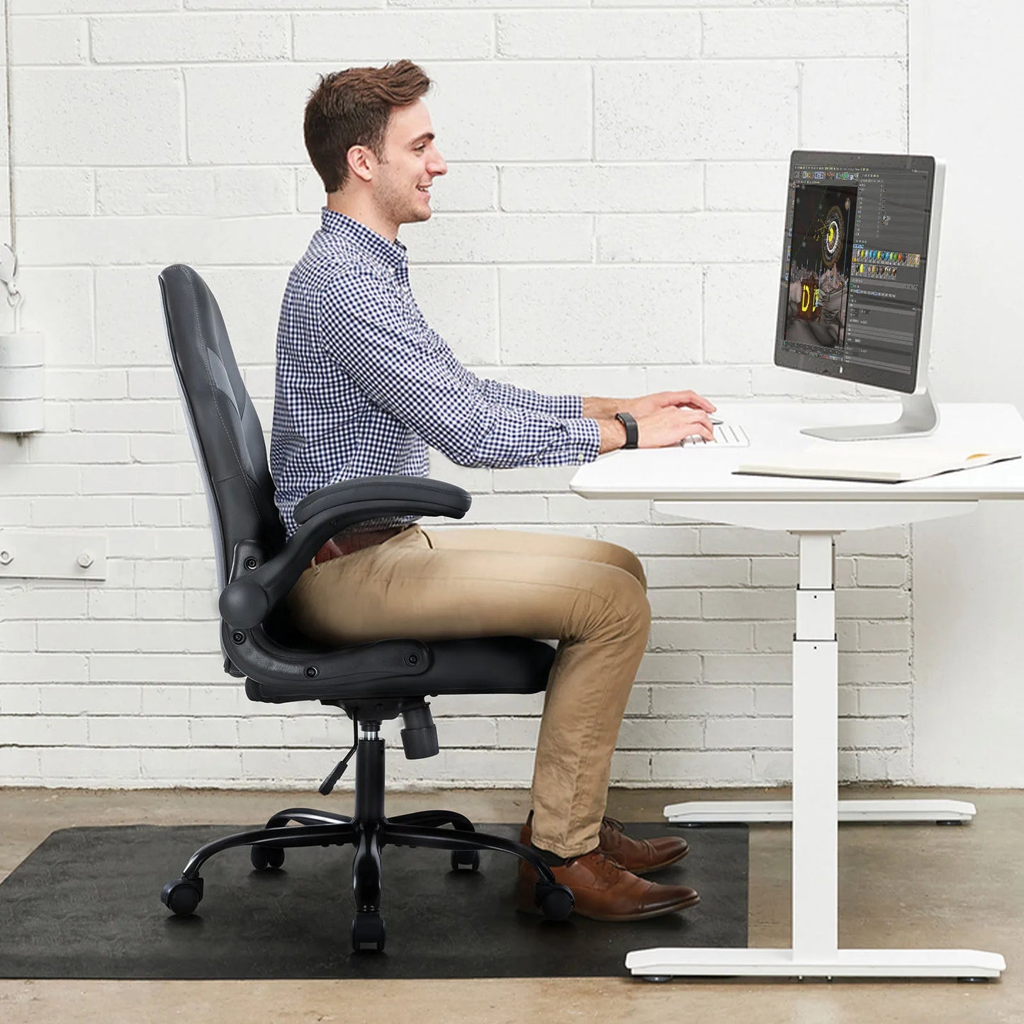 JHK Ergonomic Office Computer Home Gaming Desk Chair