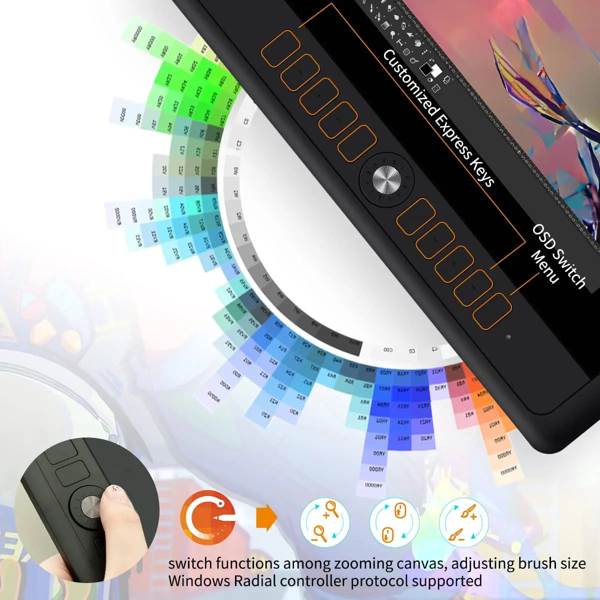 GAOMON PD156PRO Graphics Tablet  15.6” Full-Laminated 8192 Levels
