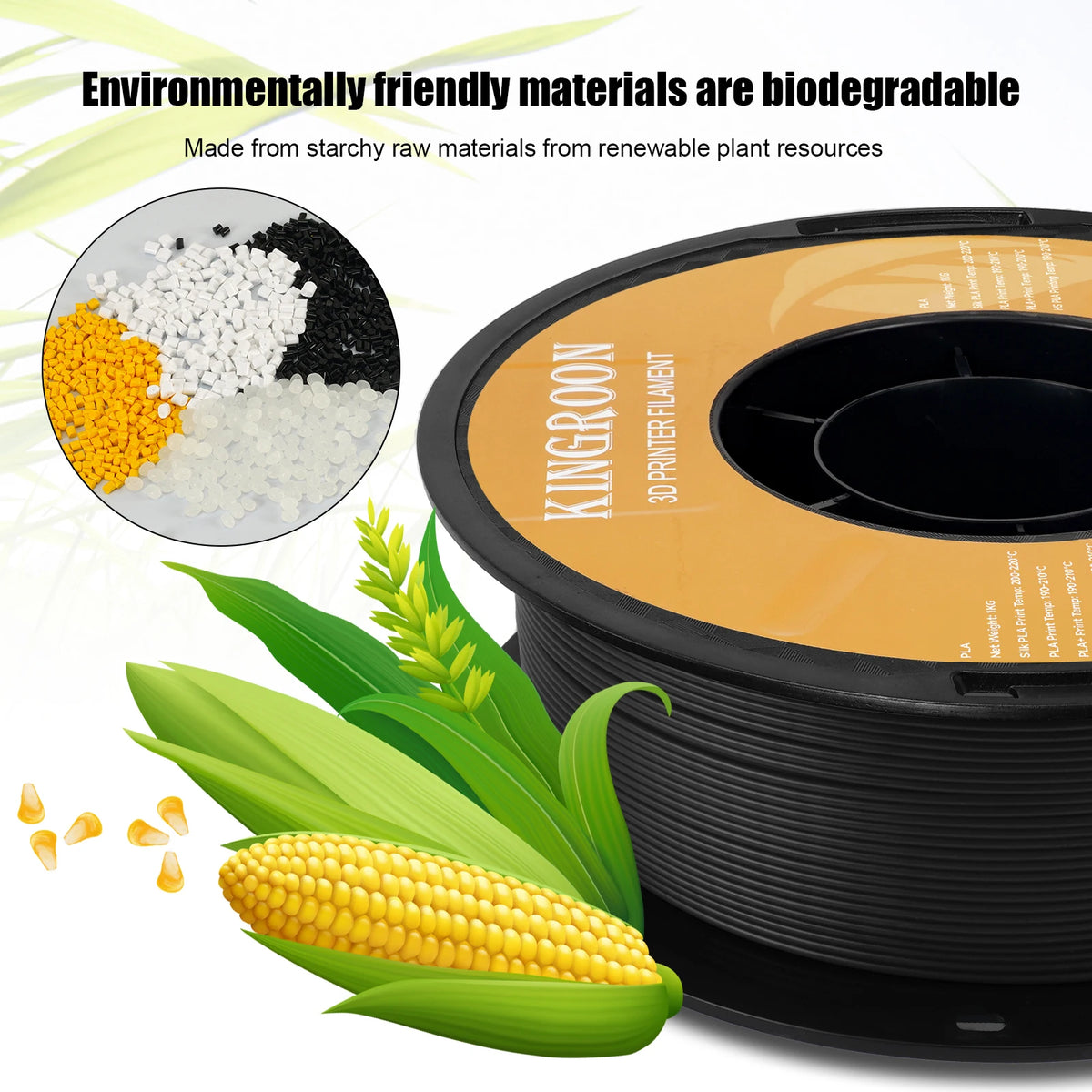 KINGROON HS-PLA Filament 1.75mm High Speed PLA 5/10KG