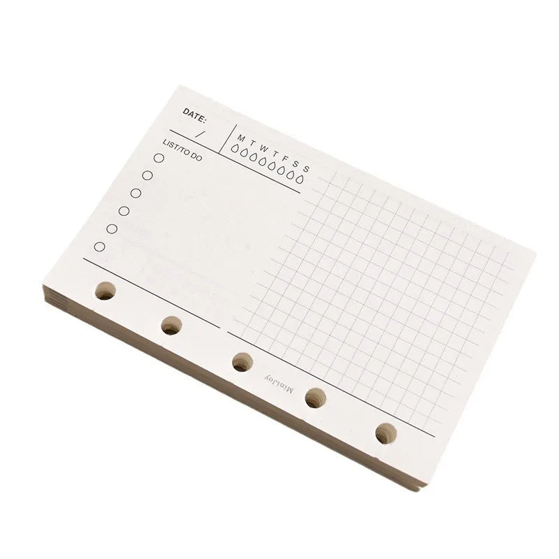Refillable Dot Grid & Lined Paper Journal Notebook