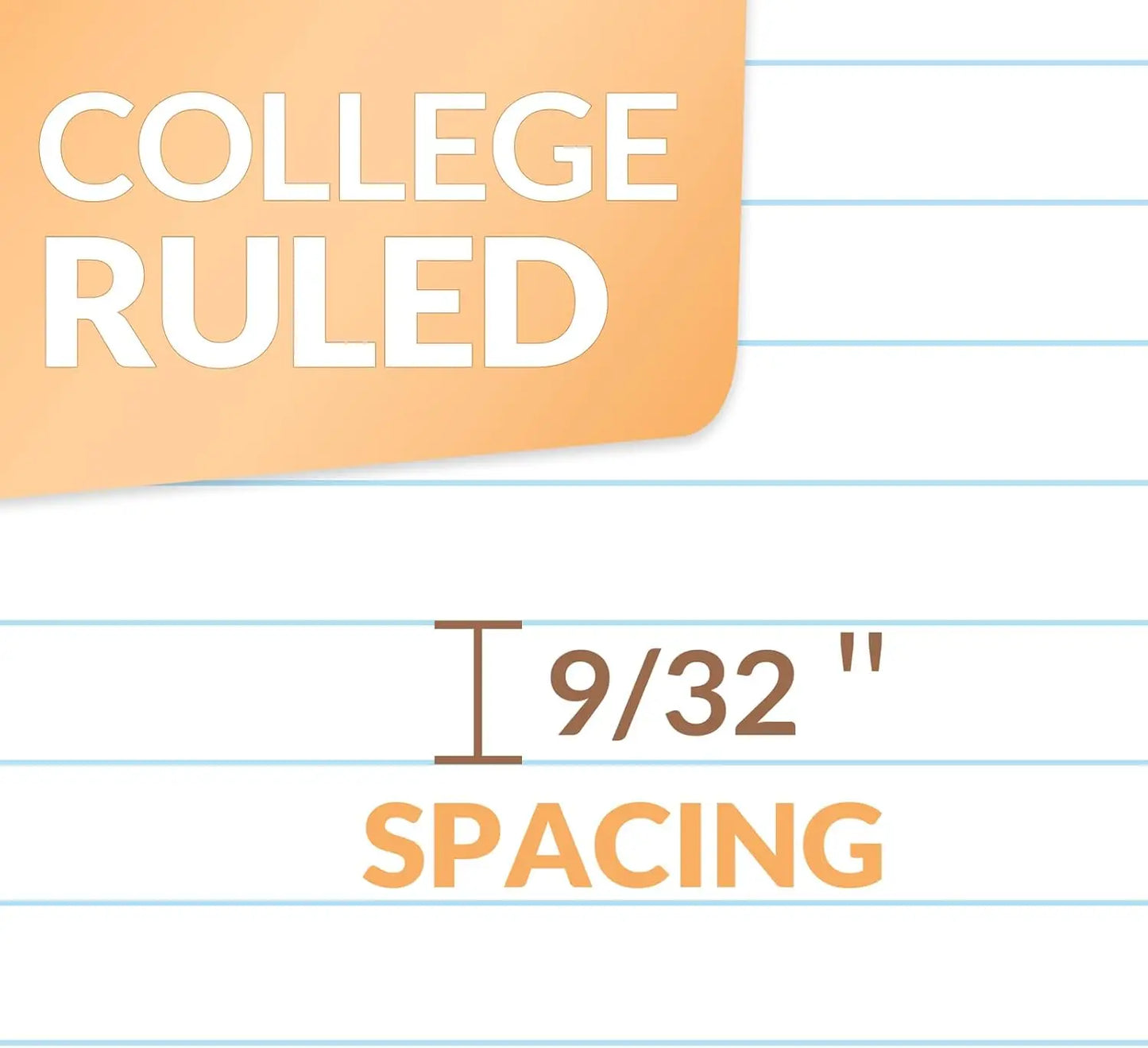 Spiral Notebooks, 5 Pack, College Ruled Paper, 8x10.5 Inch, 70 Sheets