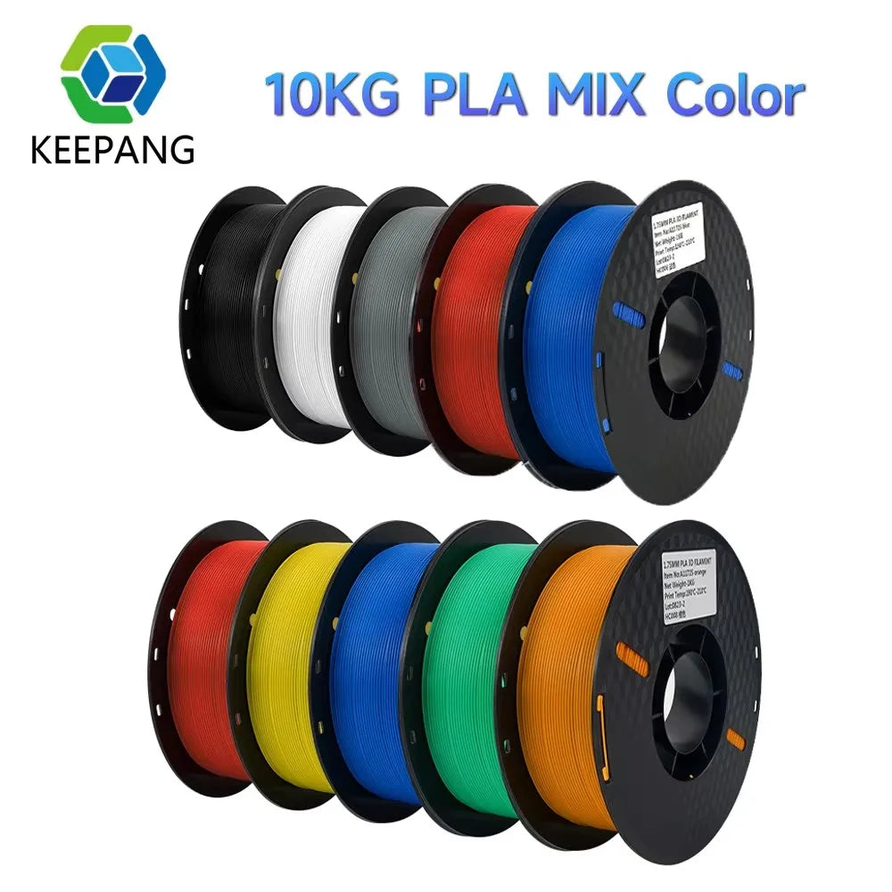 10KG PLA PETG Filament for 3D Printer Filament 1KG/Roll 1.75MM