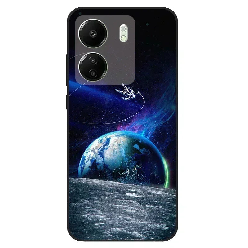 For Redmi 13C 4G Case Animals Soft Silicone TPU Phone Cases