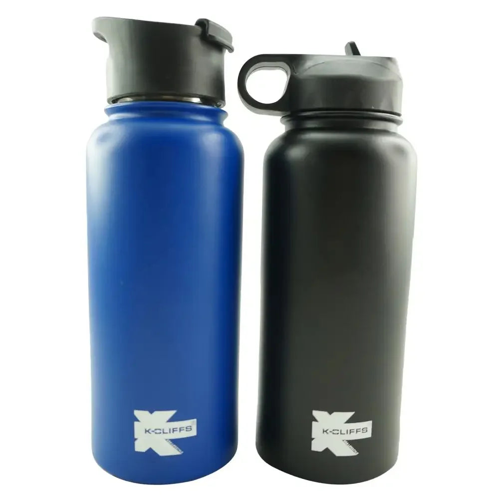 Stainless Steel Water Bottle 32oz Triple Lid