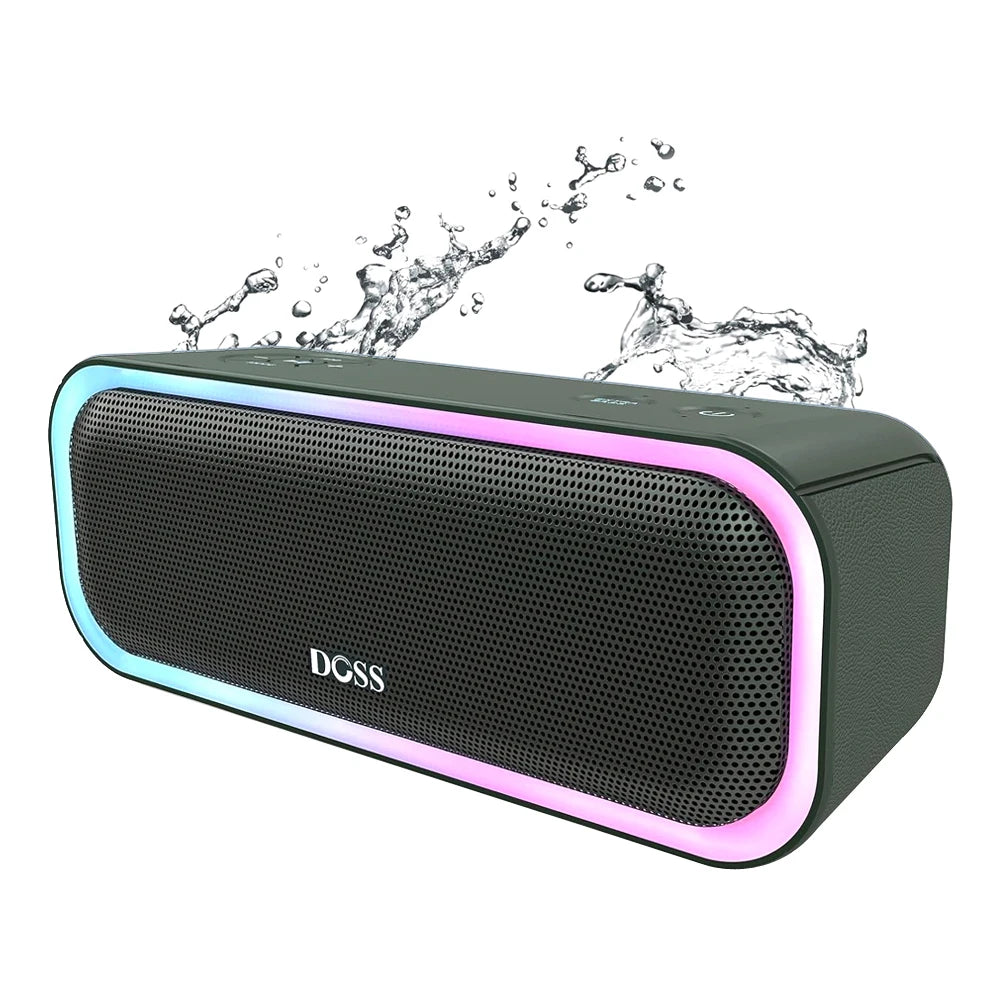 DOSS Bluetooth 5.0 Speaker Powerful 20W Stereo Sound Extra Bass Wireless
