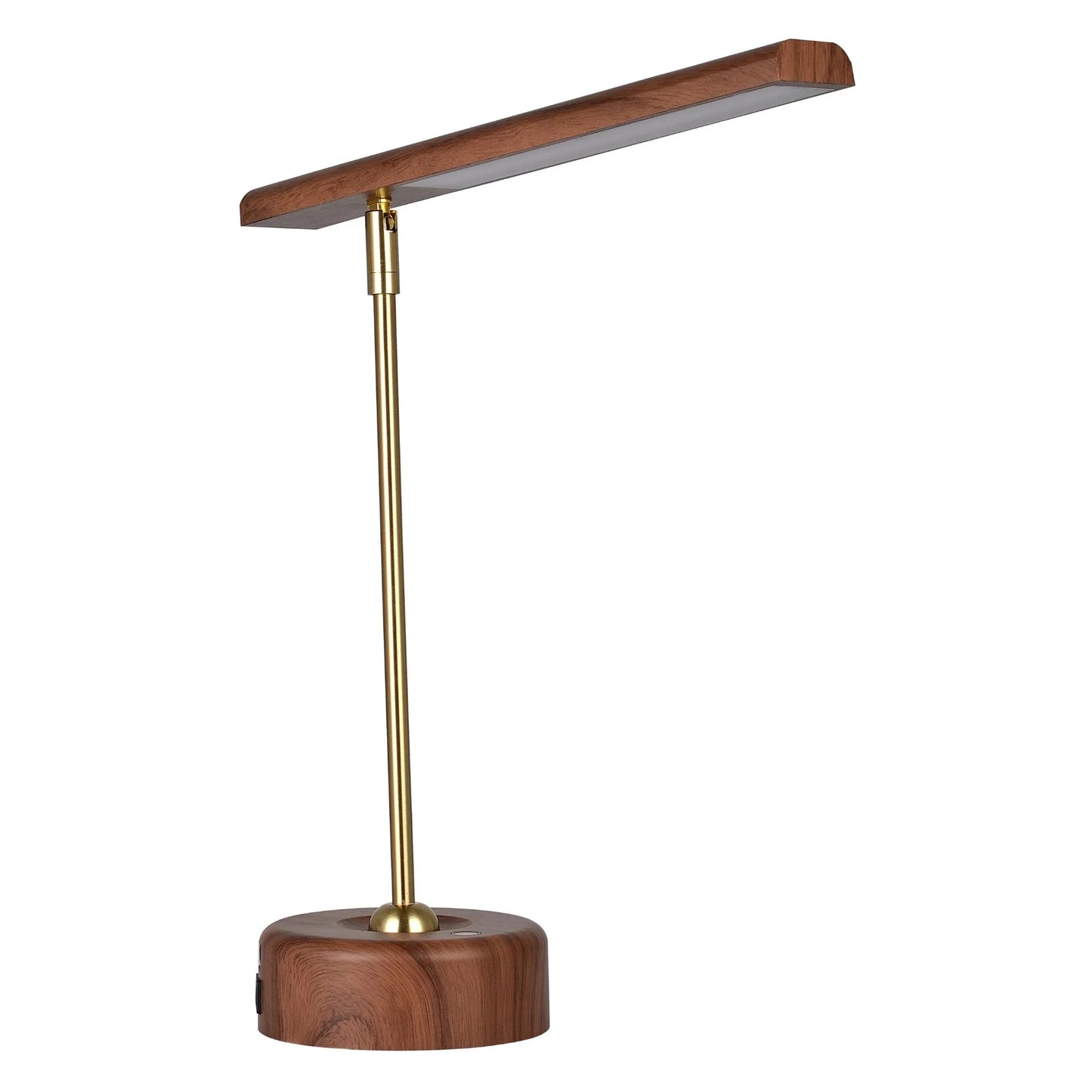 LED Wood Look Finish Desk Lamp