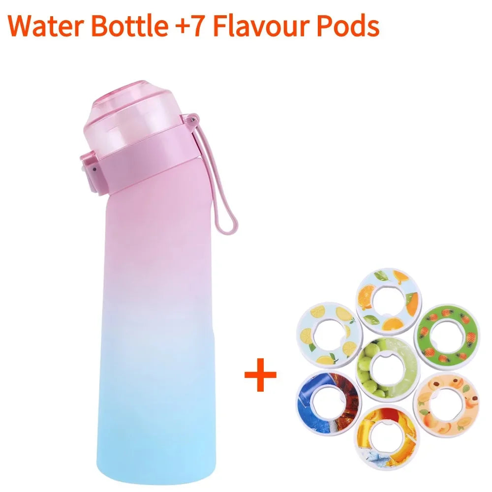 Flavored Water Bottle with 7 Flavour Pods, 650ml