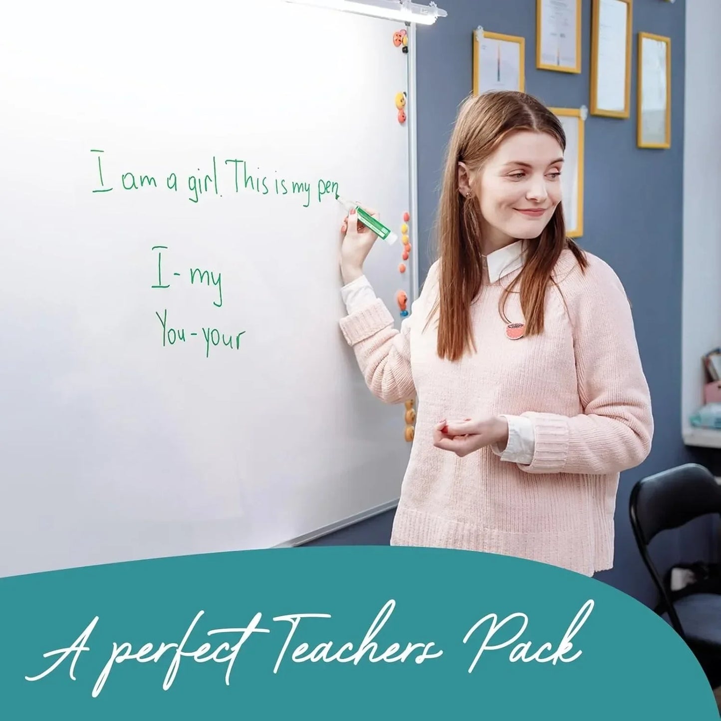 Whiteboard marker, 4-color whiteboard marker