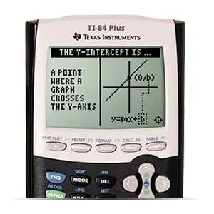 TI-84 Plus Graphics Calculator, Black 320 X 240 Pixels