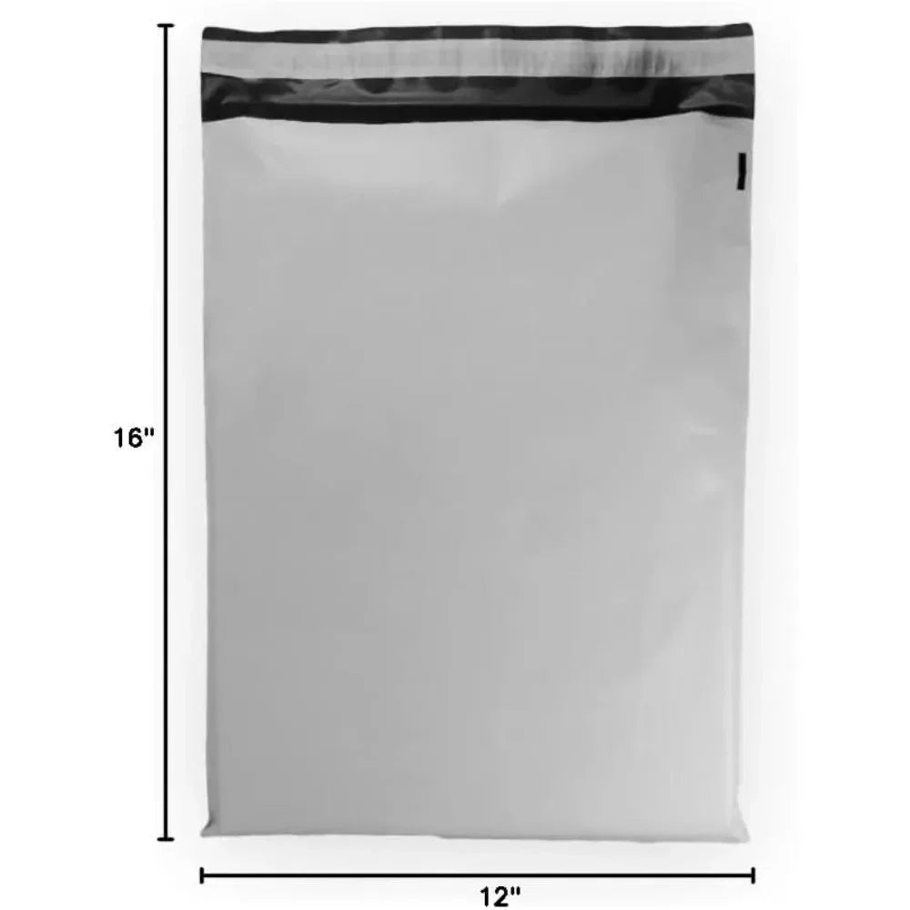 12 x 16 White Large Poly Mailer Size #5 Envelopes