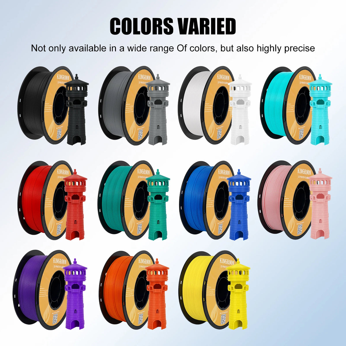 KINGROON HS-PLA Filament 1.75mm High Speed PLA 5/10KG