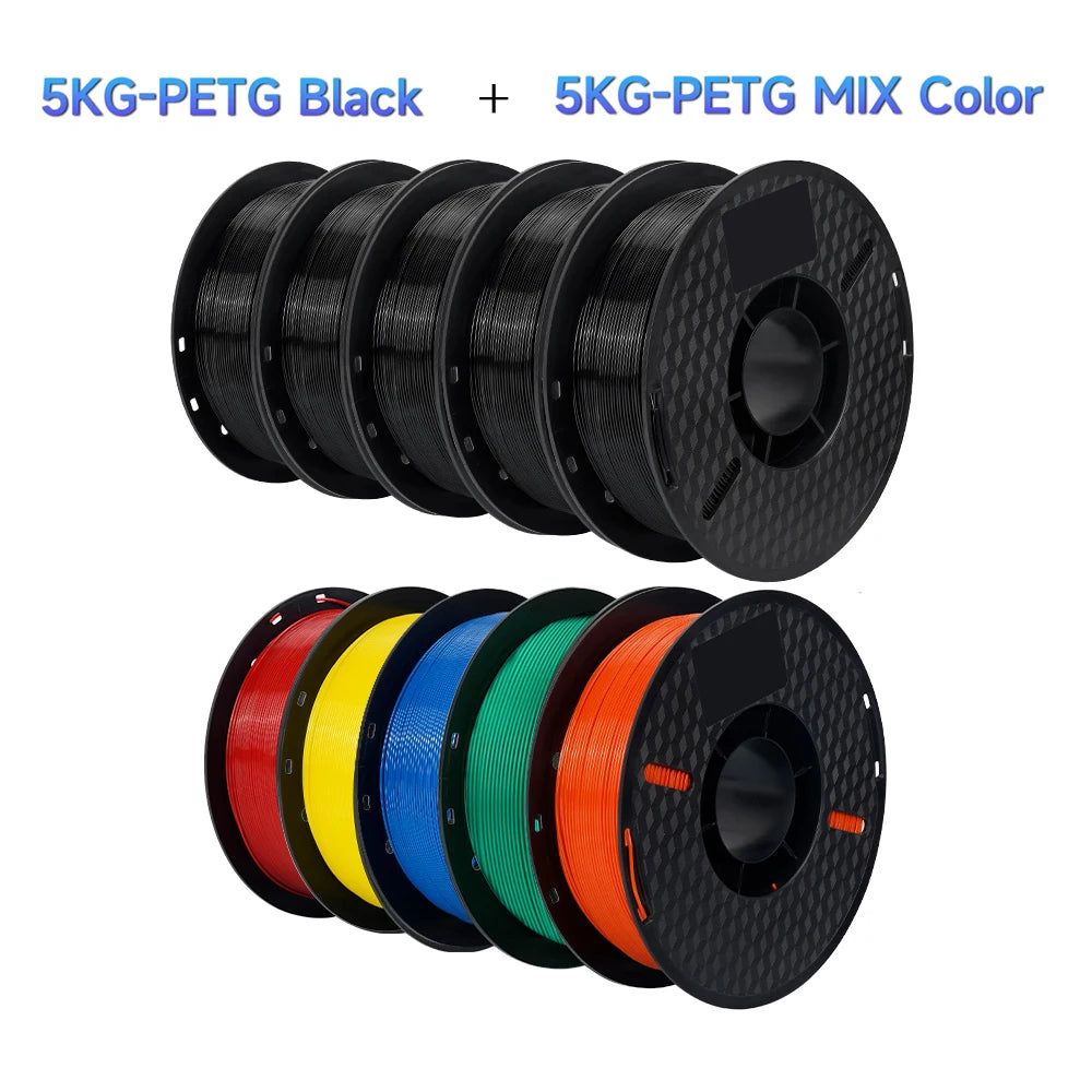 10KG PLA PETG Filament for 3D Printer Filament 1KG/Roll 1.75MM