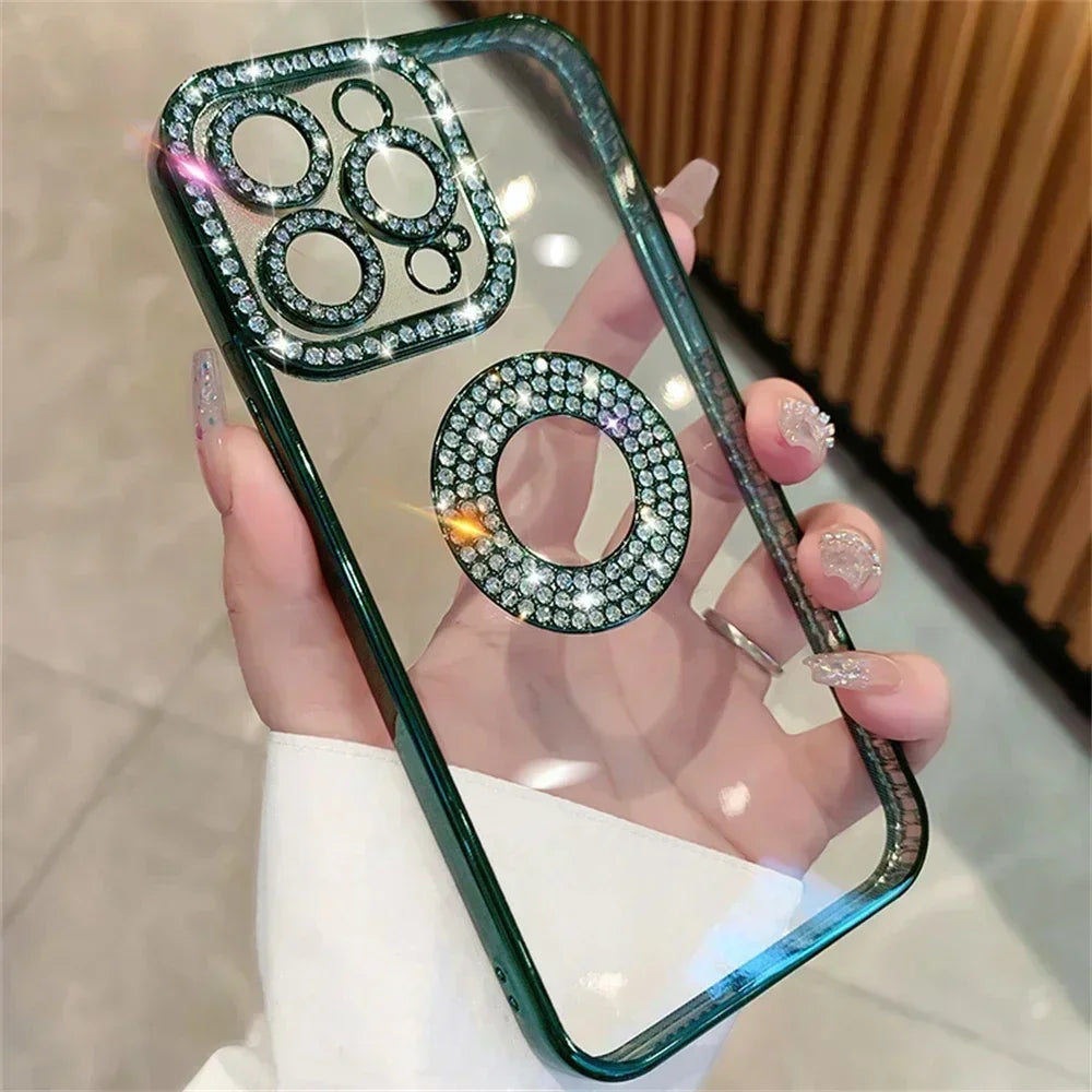 Luxury Diamond Glitter Woman Case