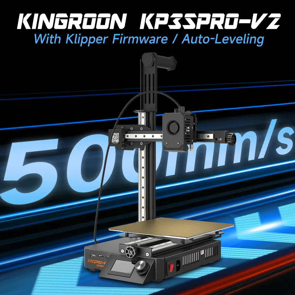 KINGROON KP3S Pro V2 3D Printer Max 500mm/s