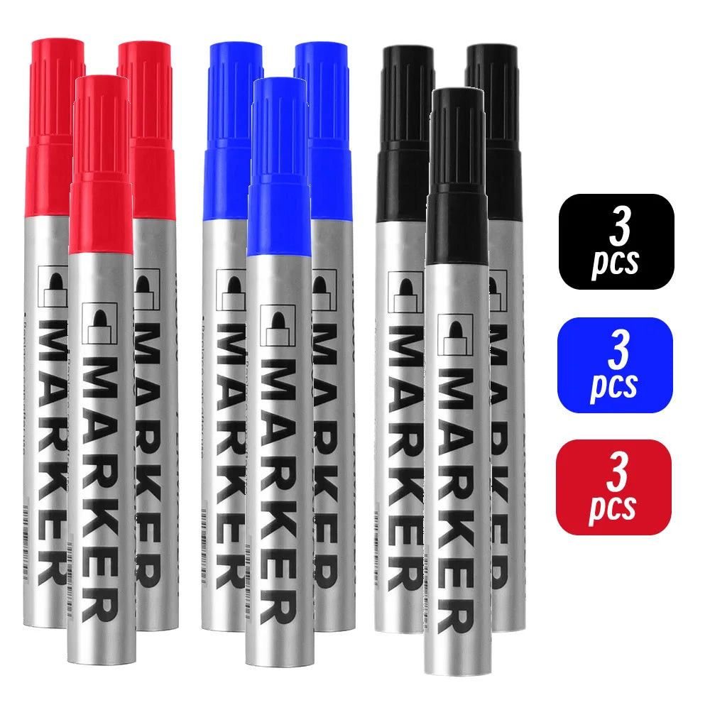 Permanent Paint Marker Pen Waterproof Black Pen